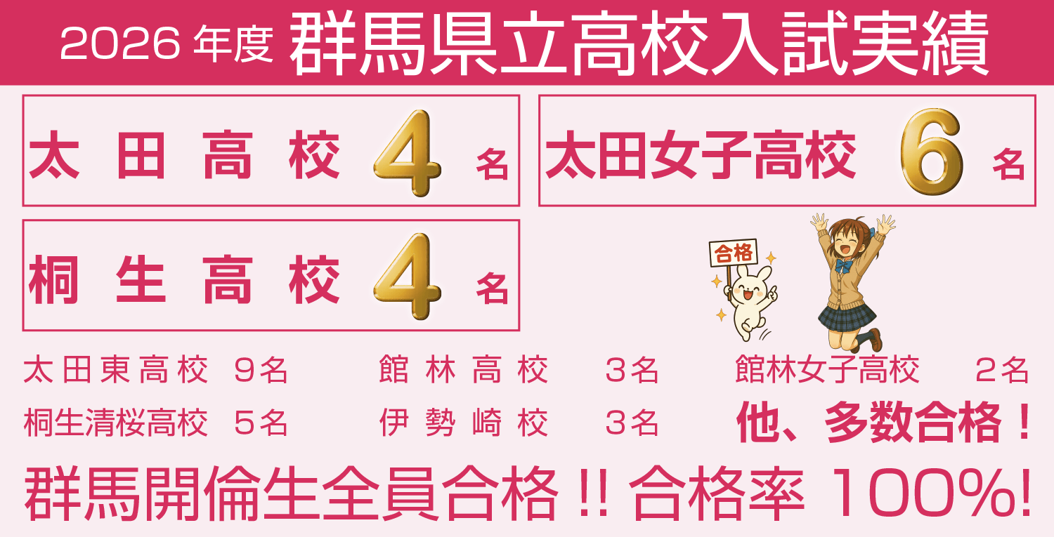 群馬県立高校26合格速報